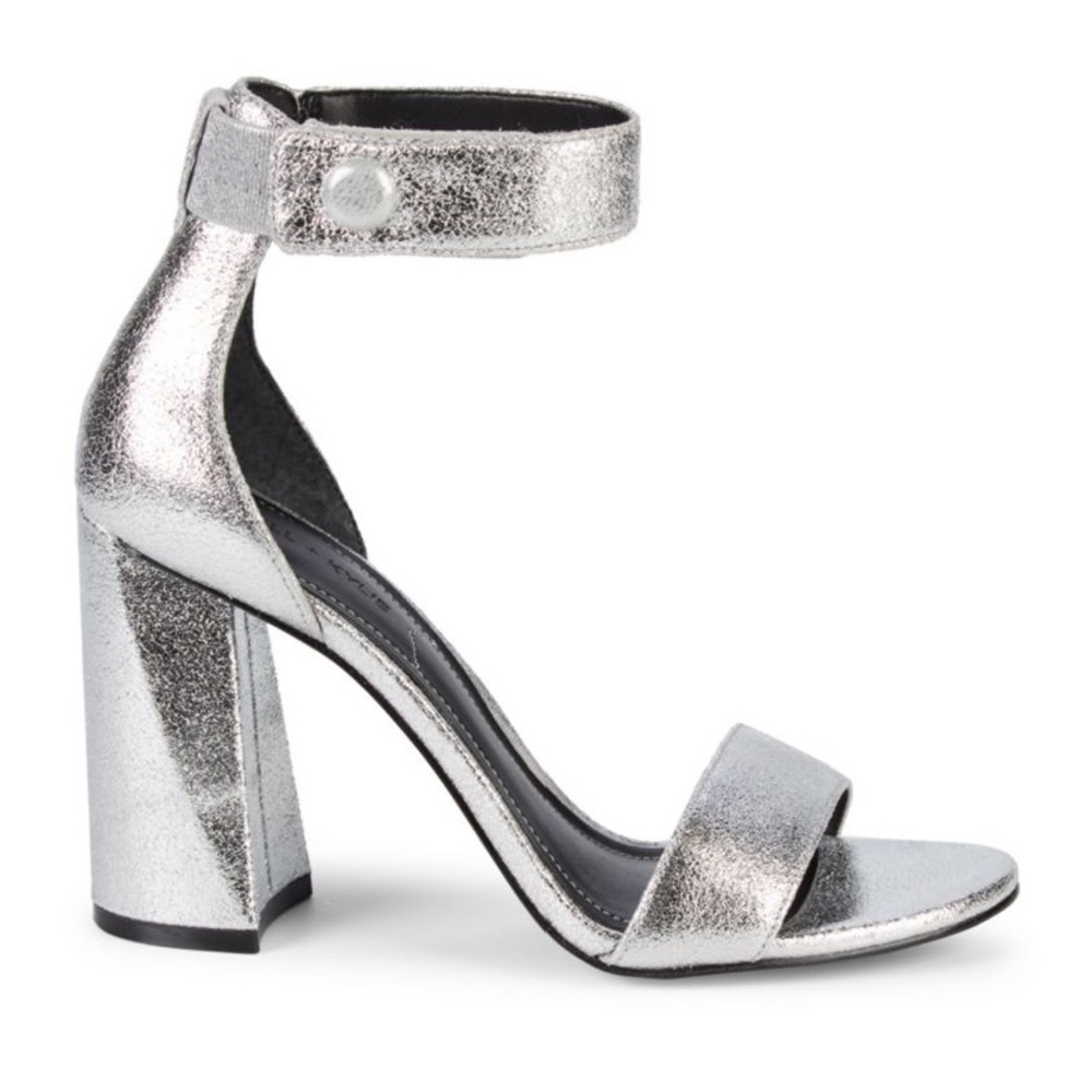 Kendall and Kylie silver sandal